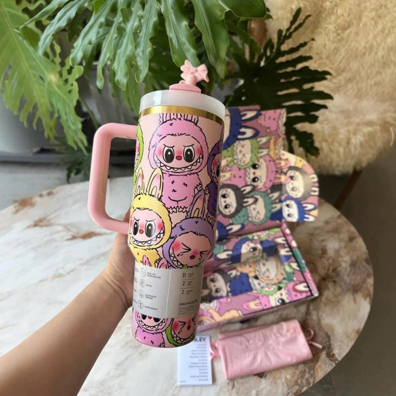 Labubu Cartoon Stainless Steel Tumbler