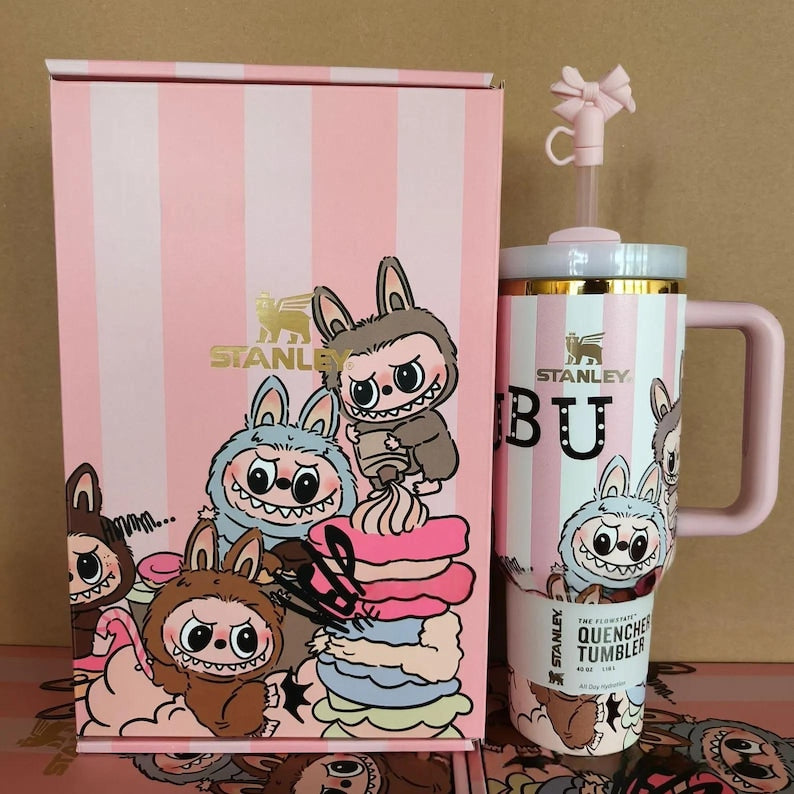 Labubu Cartoon Stainless Steel Tumbler