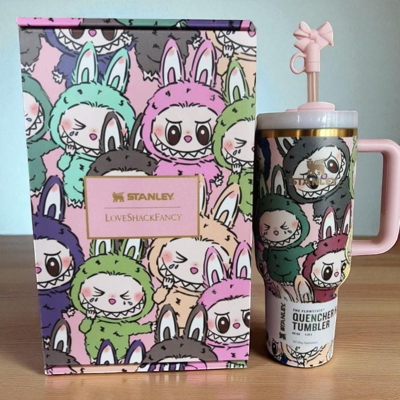 Labubu Cartoon Stainless Steel Tumbler